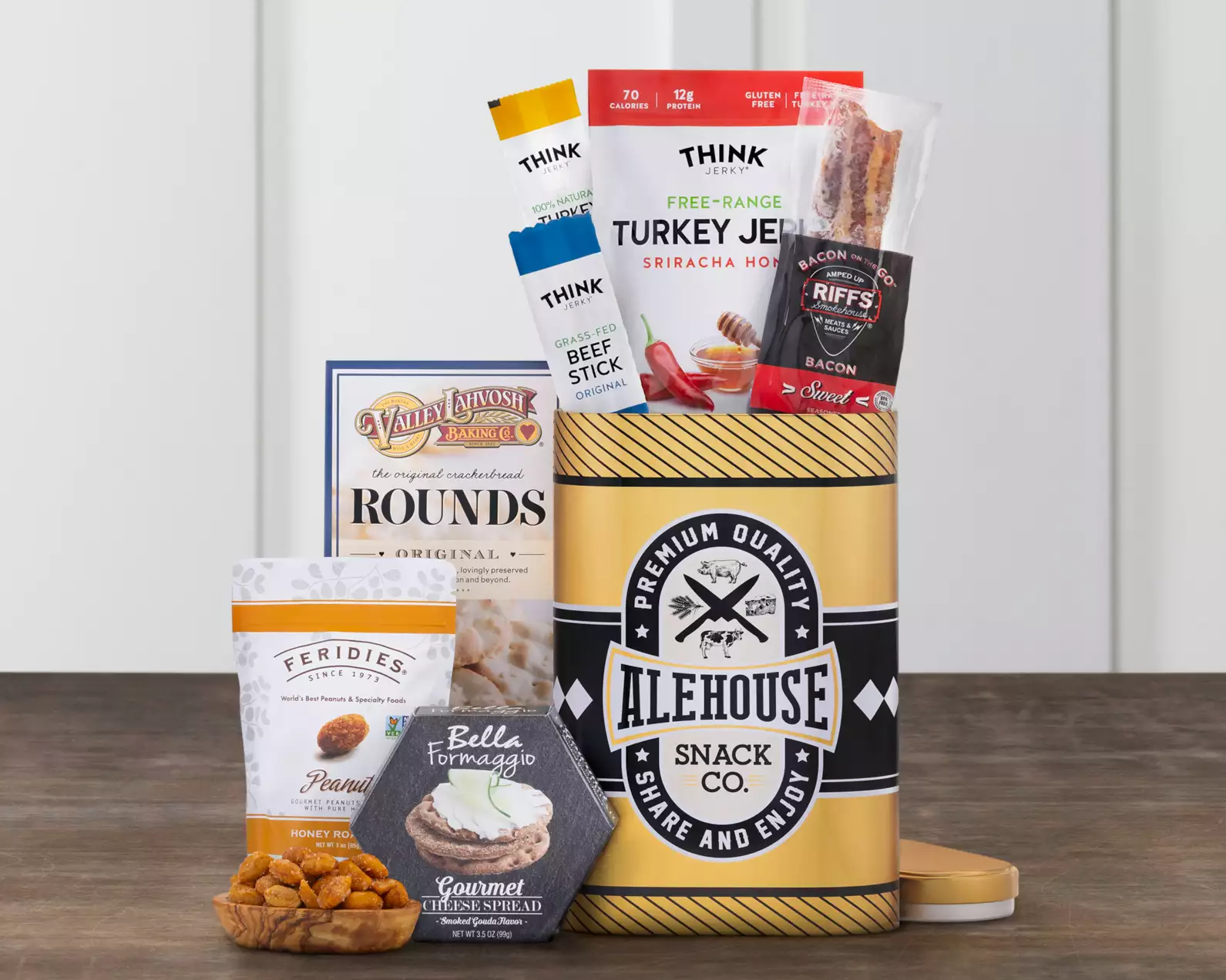 Alehouse Co. Snack & Jerky Gift Tin