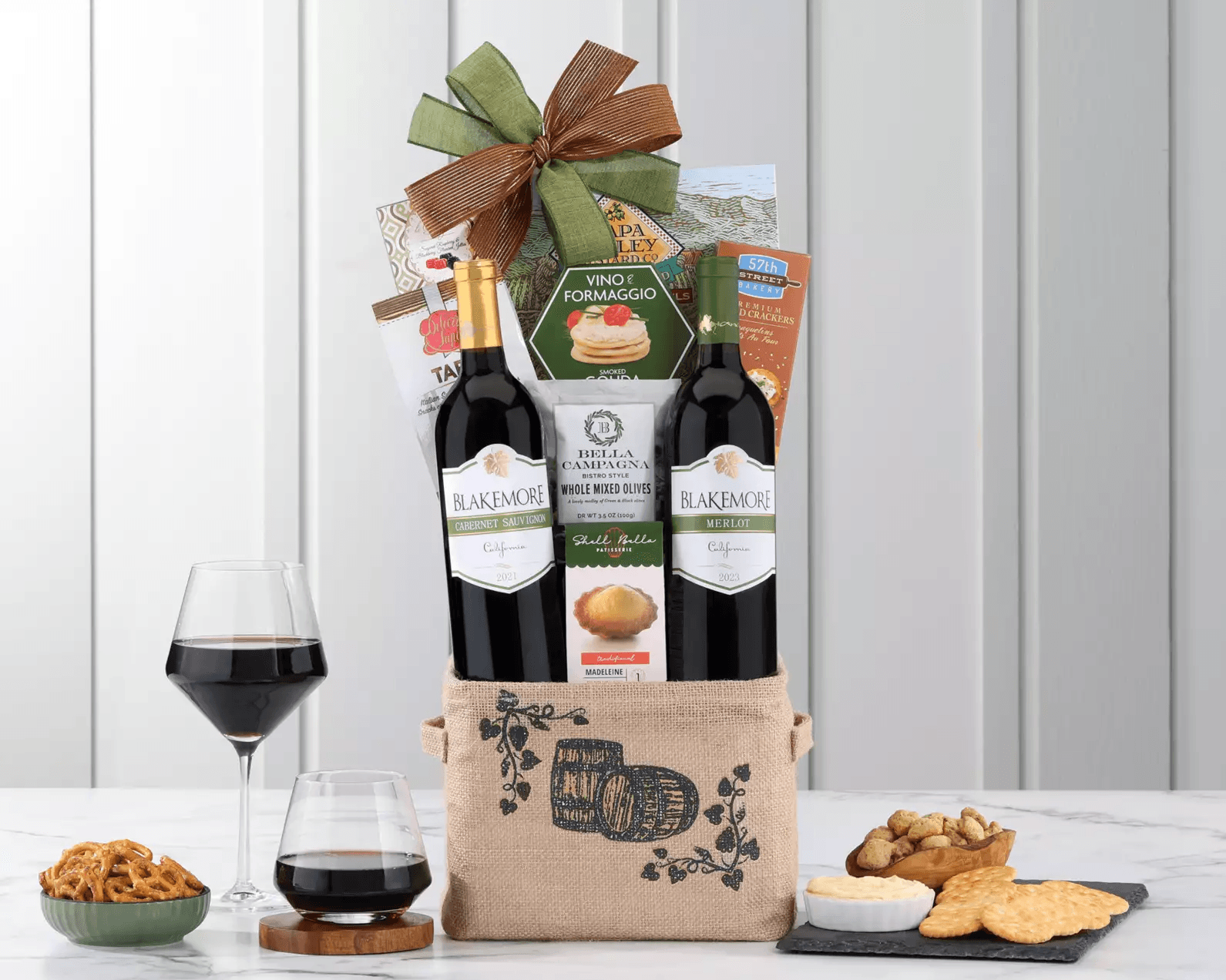 Blakemore Cabernet Merlot Wine Gift Duo - California Baskets
