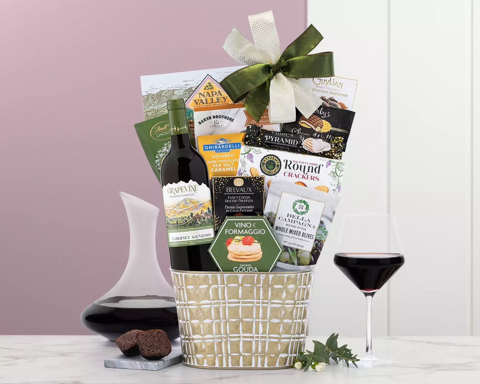 Grapevine Cabernet Sauvignon Decadence Gift Basket