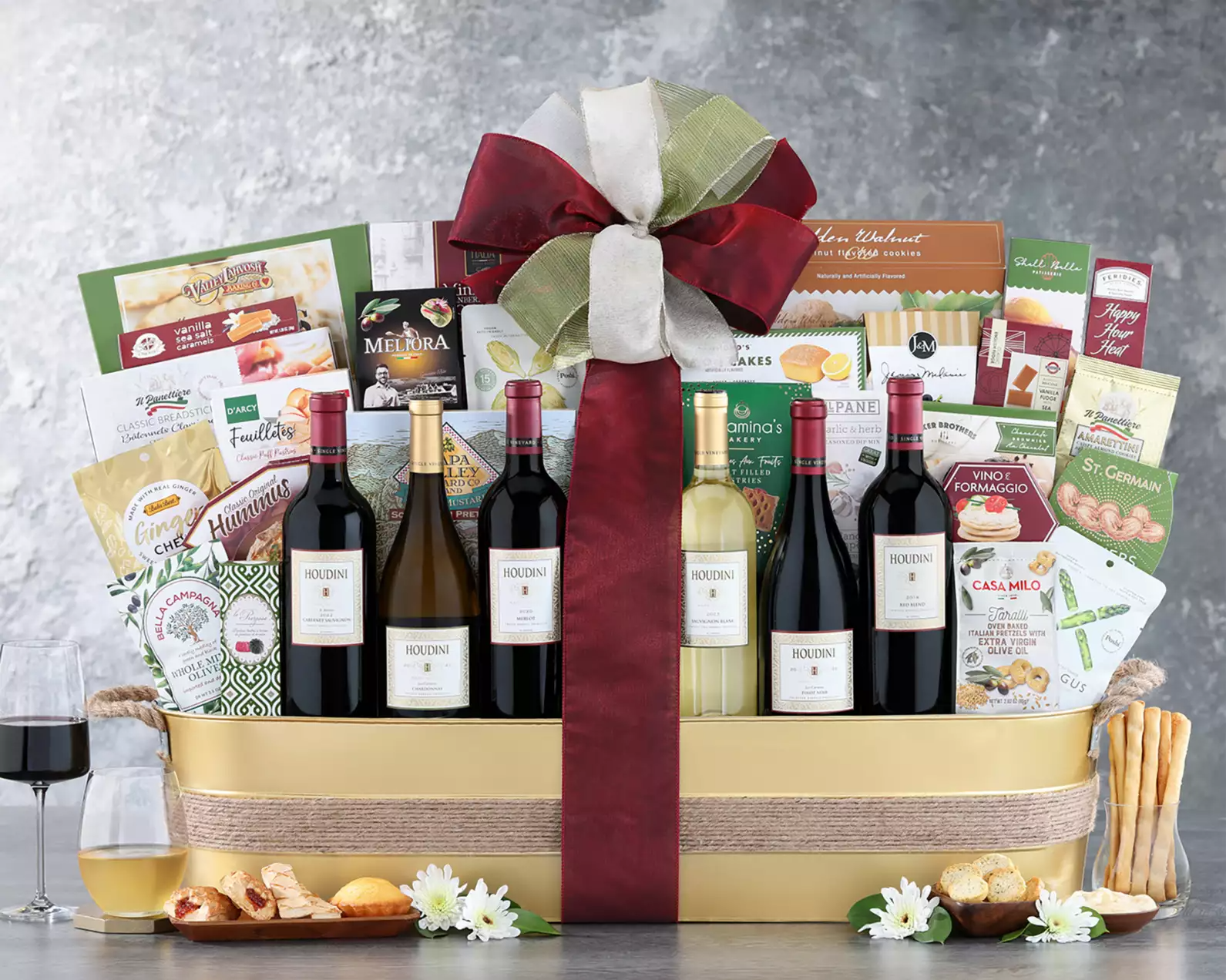 Grand Royale Houdini Six-Wine Gift Basket
