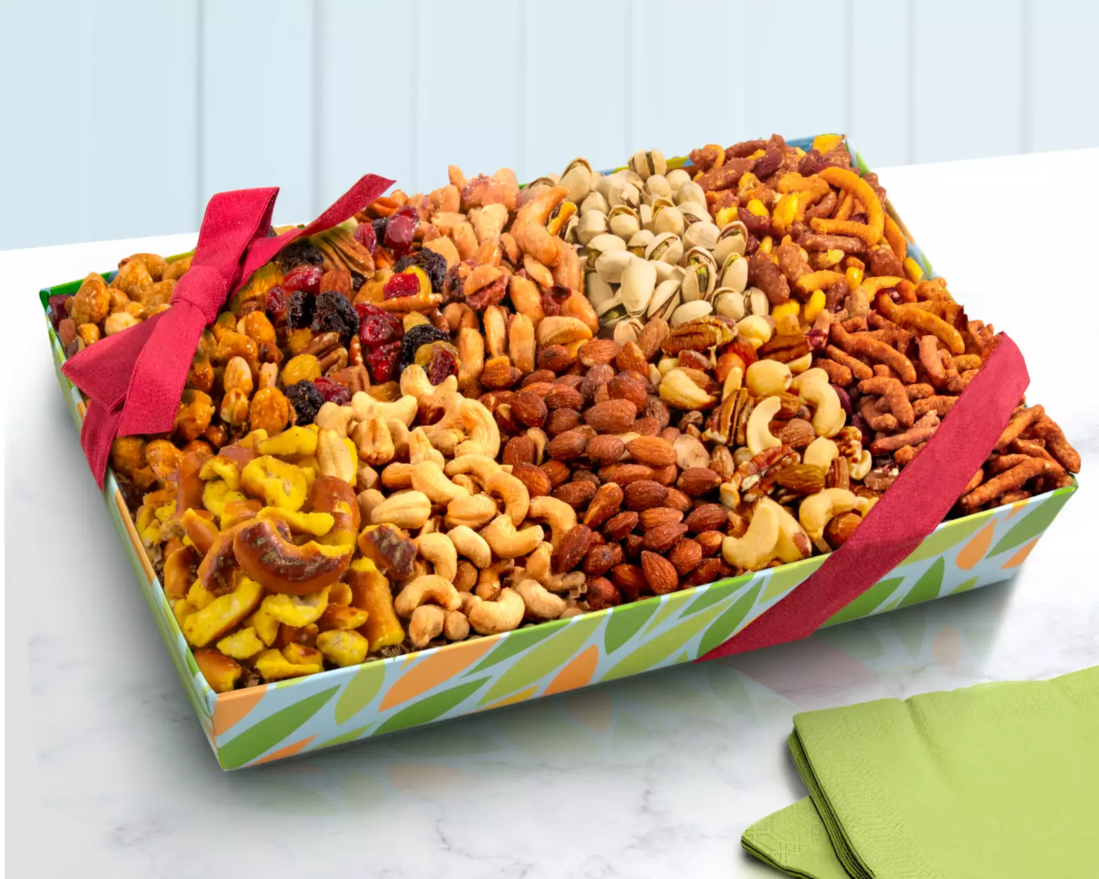 Feastful Savory Nut and Snack Gift Basket