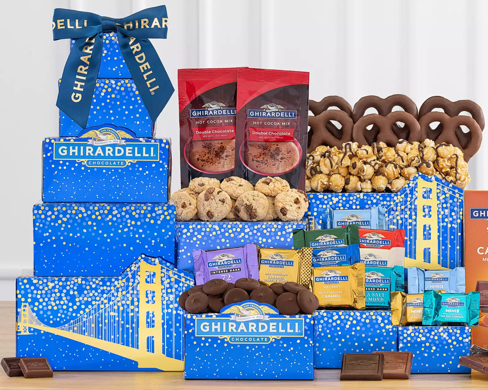 Supreme Ghirardelli Chocolate Magestic Gift Tower
