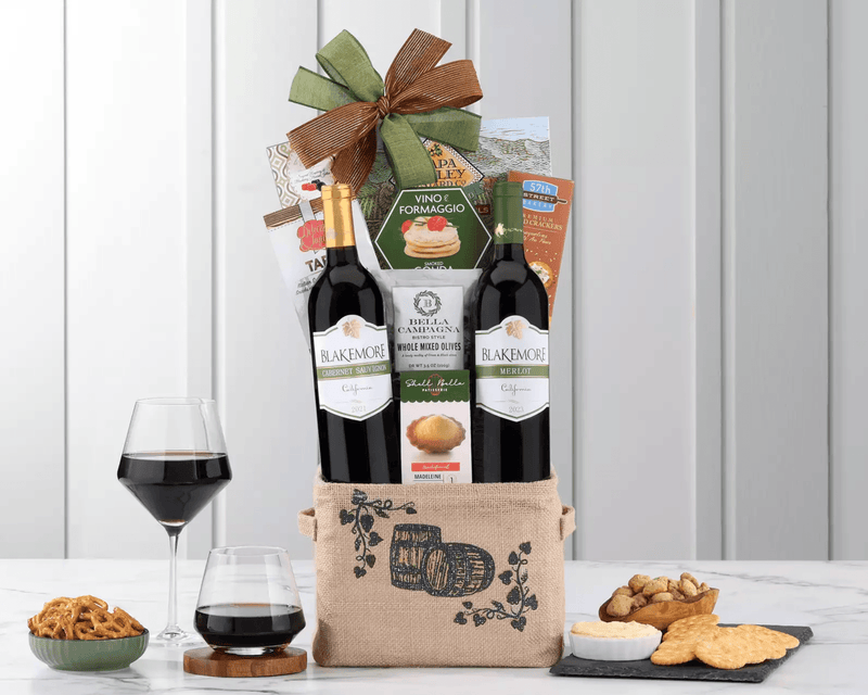 Blakemore Cabernet Merlot Wine Gift Duo - California Baskets