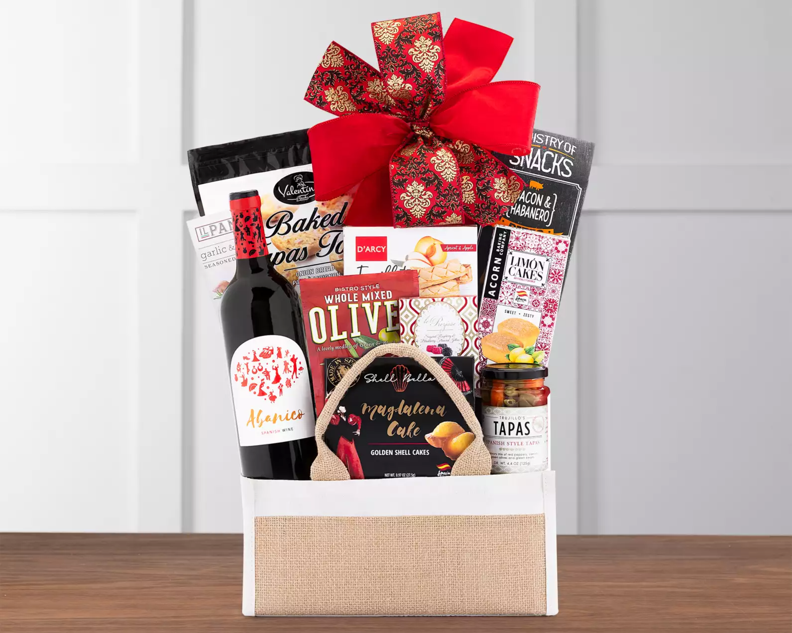 The Spain Experience Vino Rojo Gift Basket