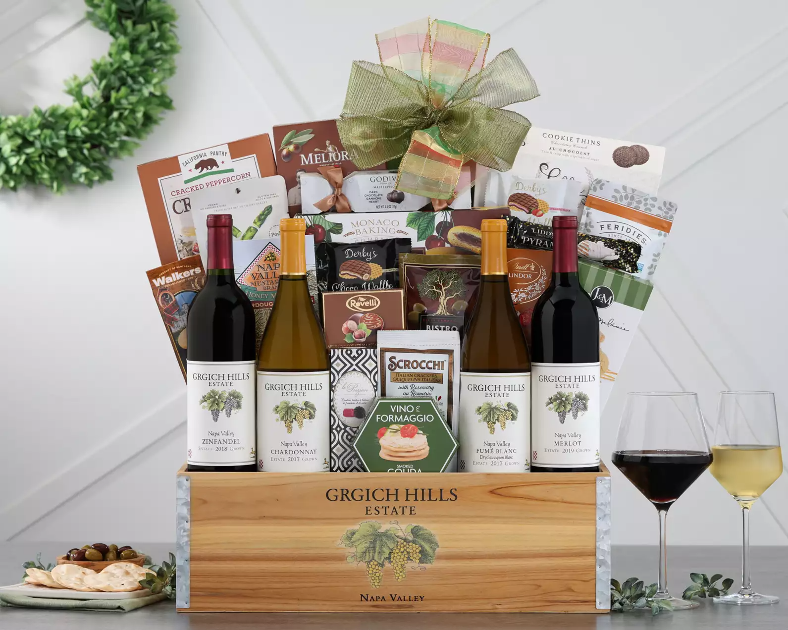 Grgich Hills Estate Wine Collection Gift Basket