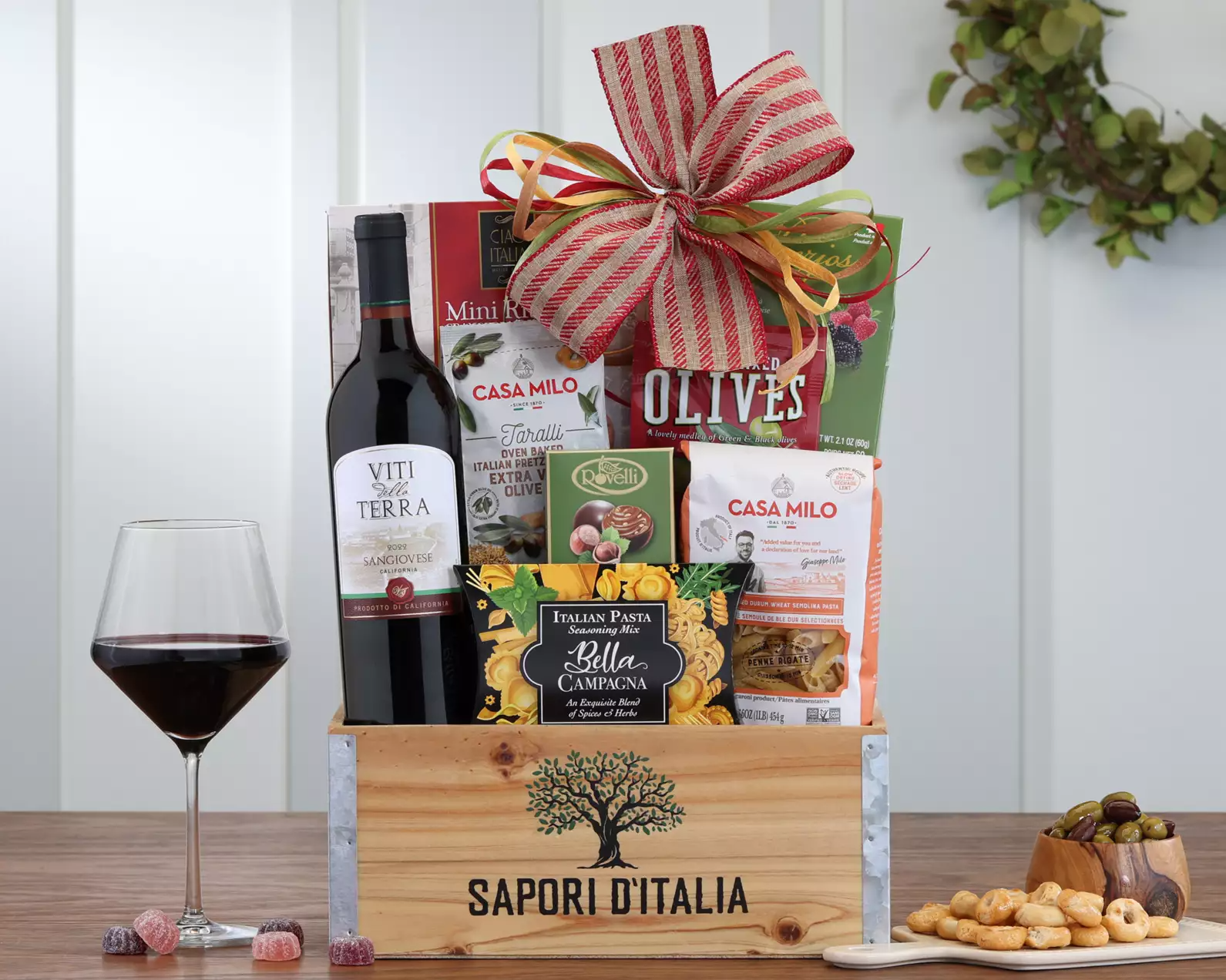 Sapori D'Italia Sangiovese Wine Gift Box